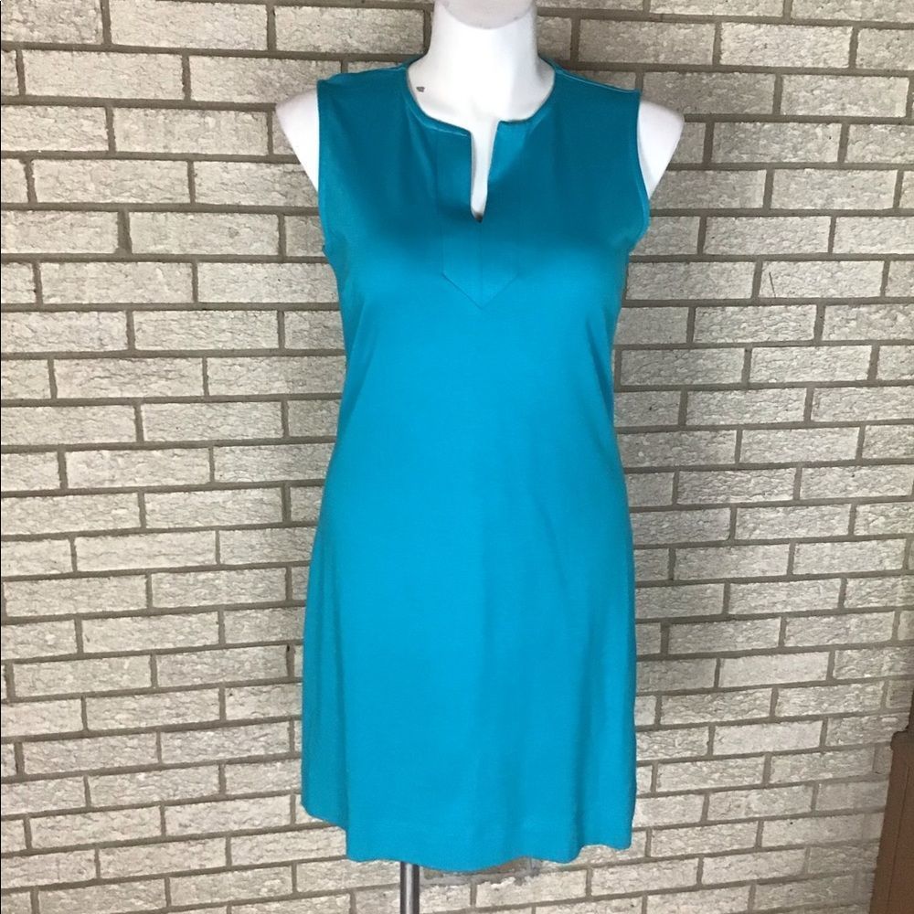 New York & Company aqua blue sundress size Large.